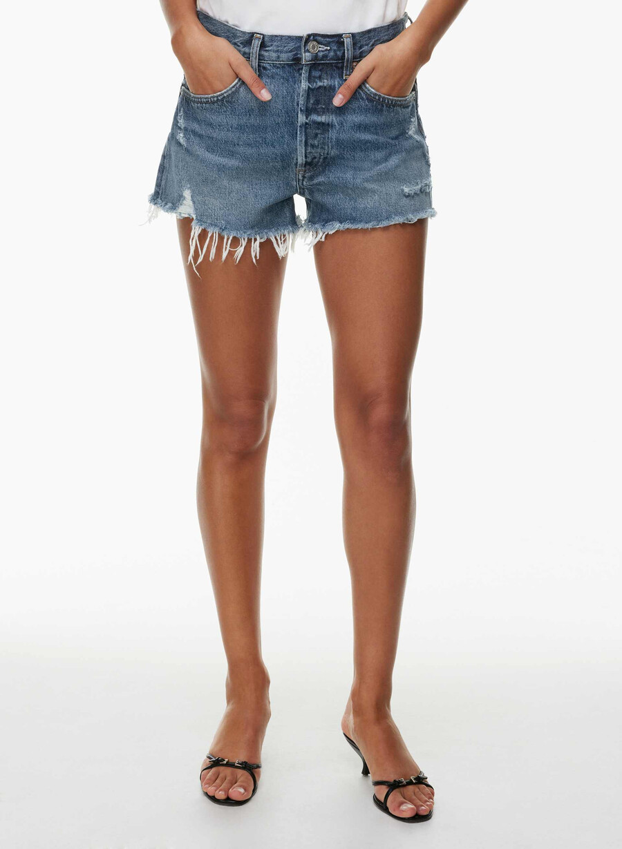 agolde parker jean short dark swapmeet