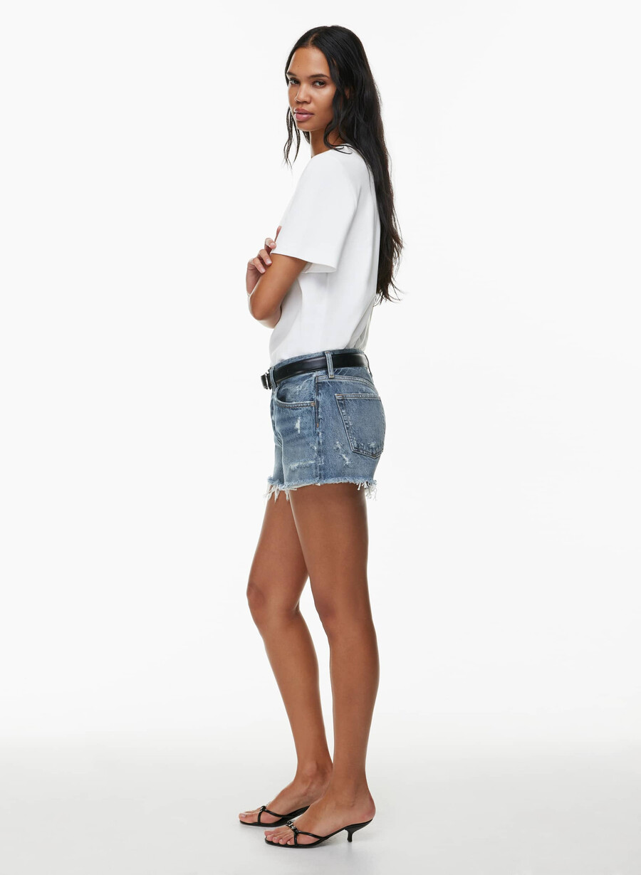 agolde parker jean short dark swapmeet