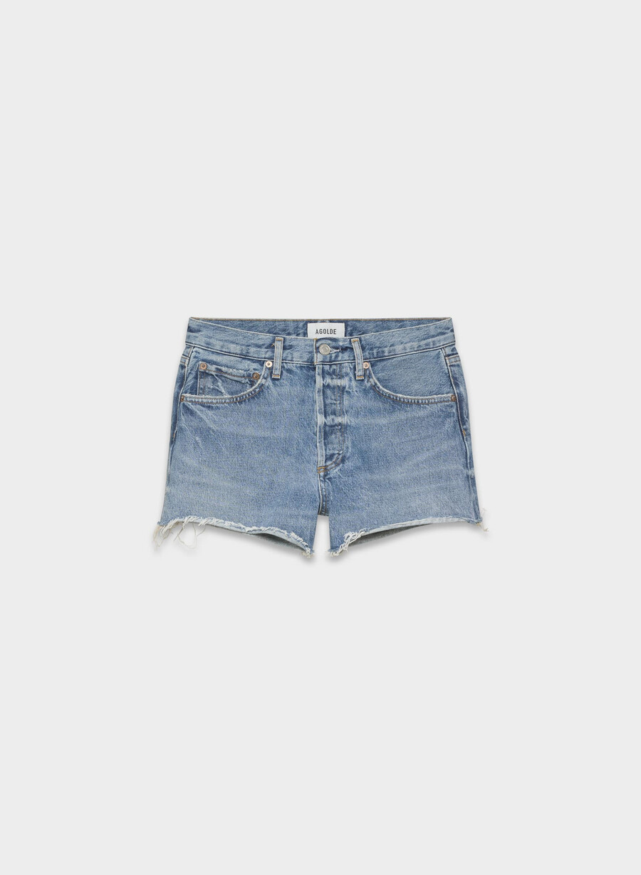 agolde parker jean short coro