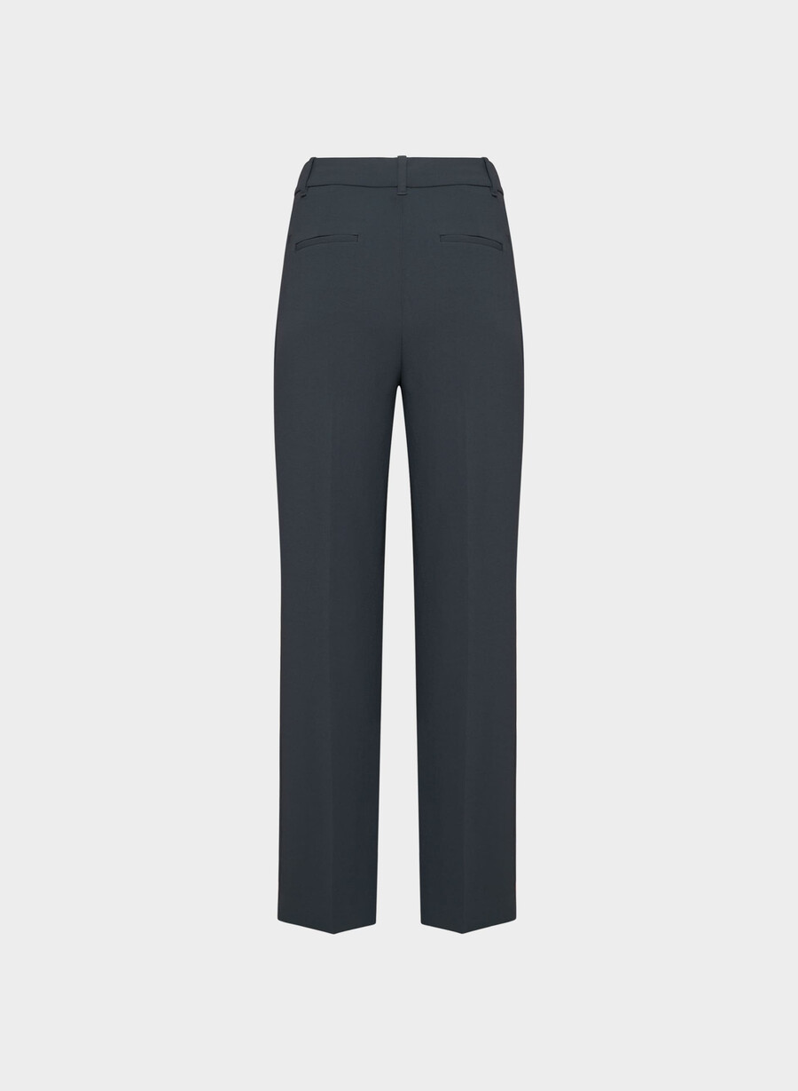 the effortless pant - crepette dark navy
