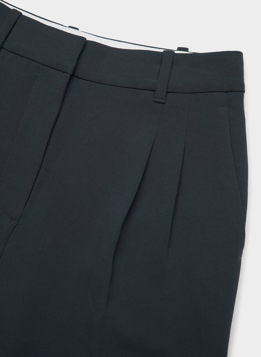 the effortless pant - crepette dark navy