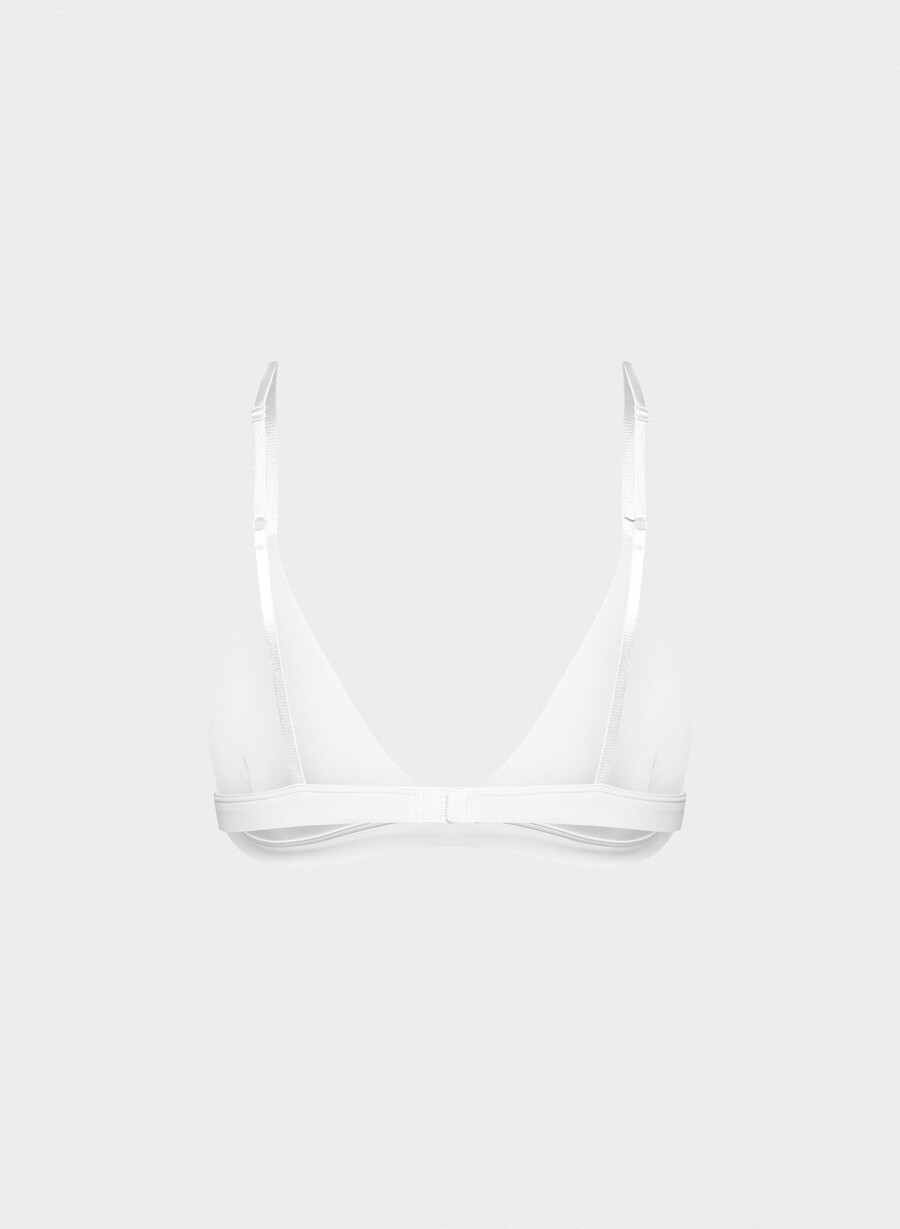 reggiseno triangolo bianco