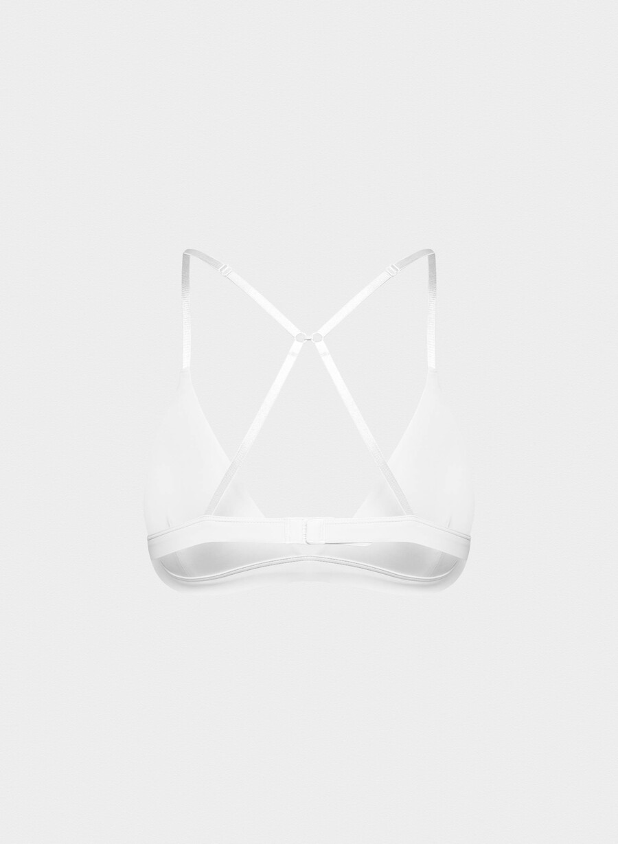reggiseno triangolo bianco