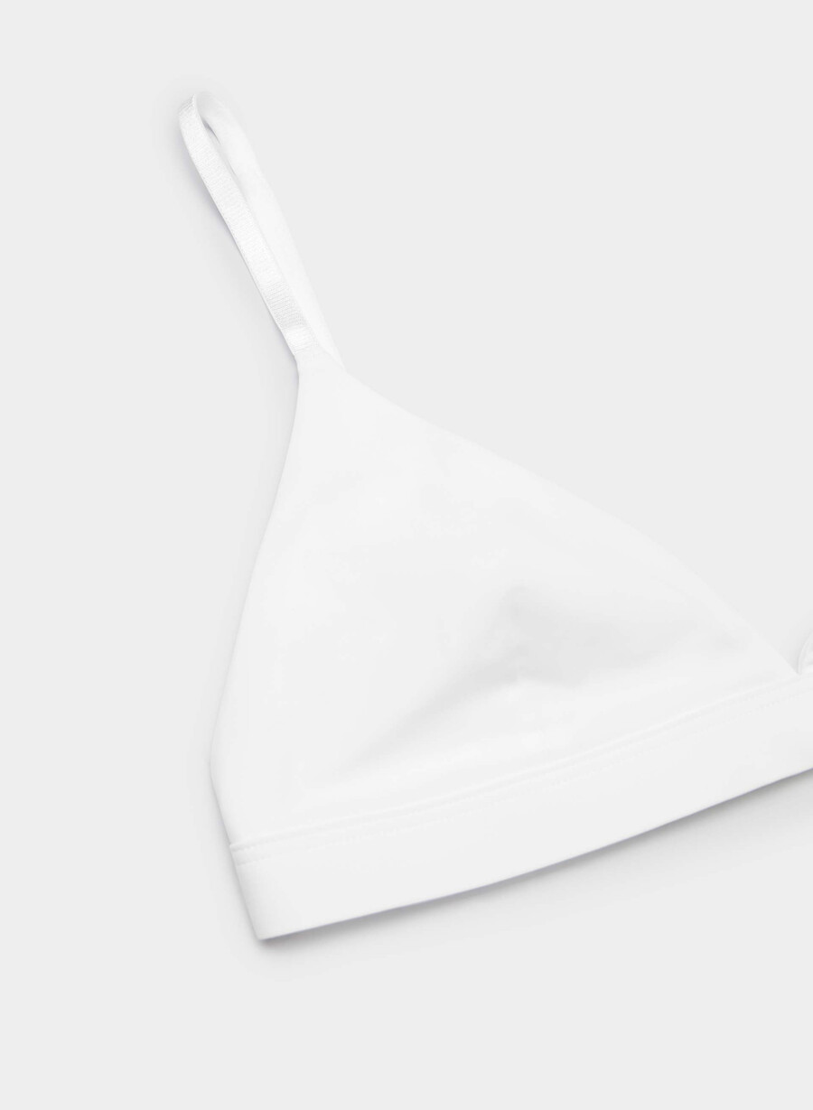 reggiseno triangolo bianco