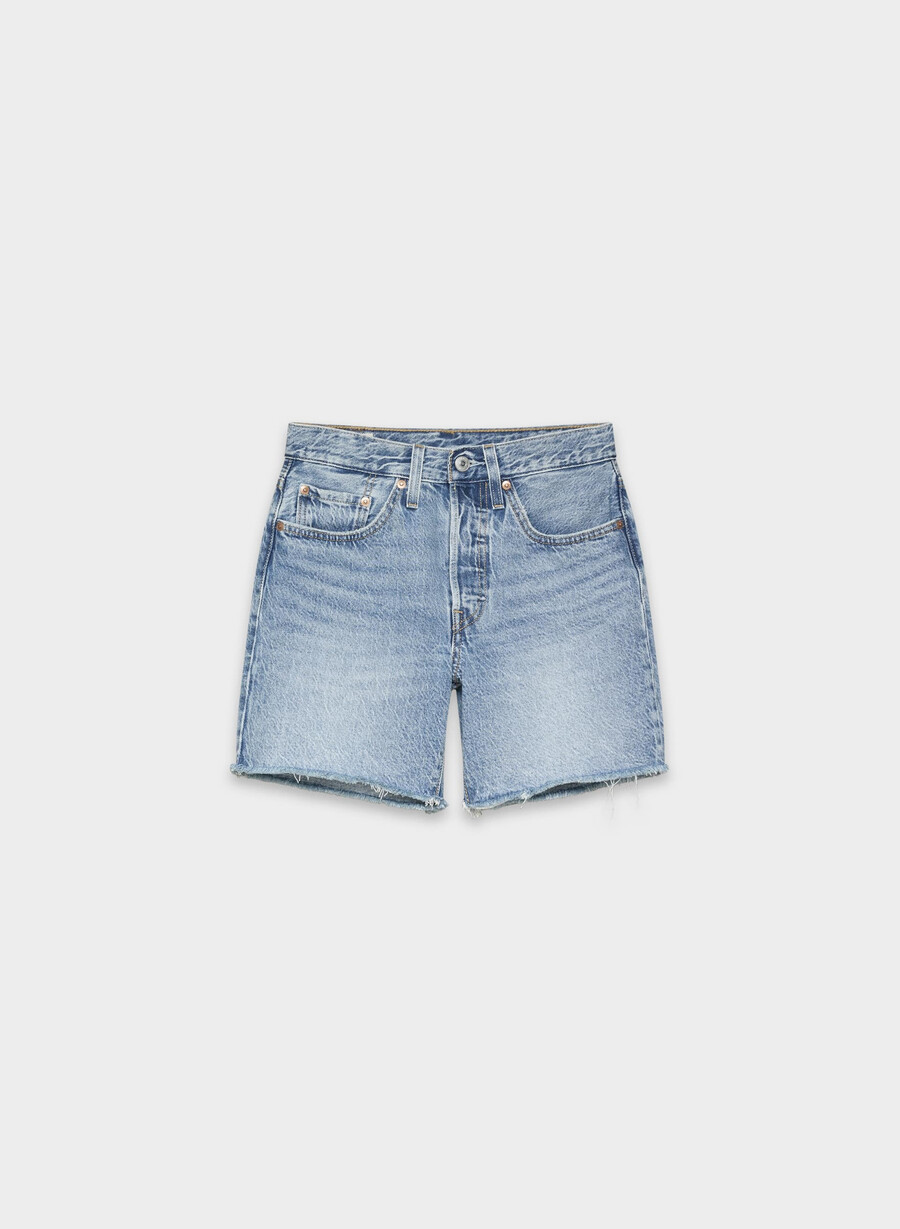 levis 501 jeans corti a metà coscia fun flare