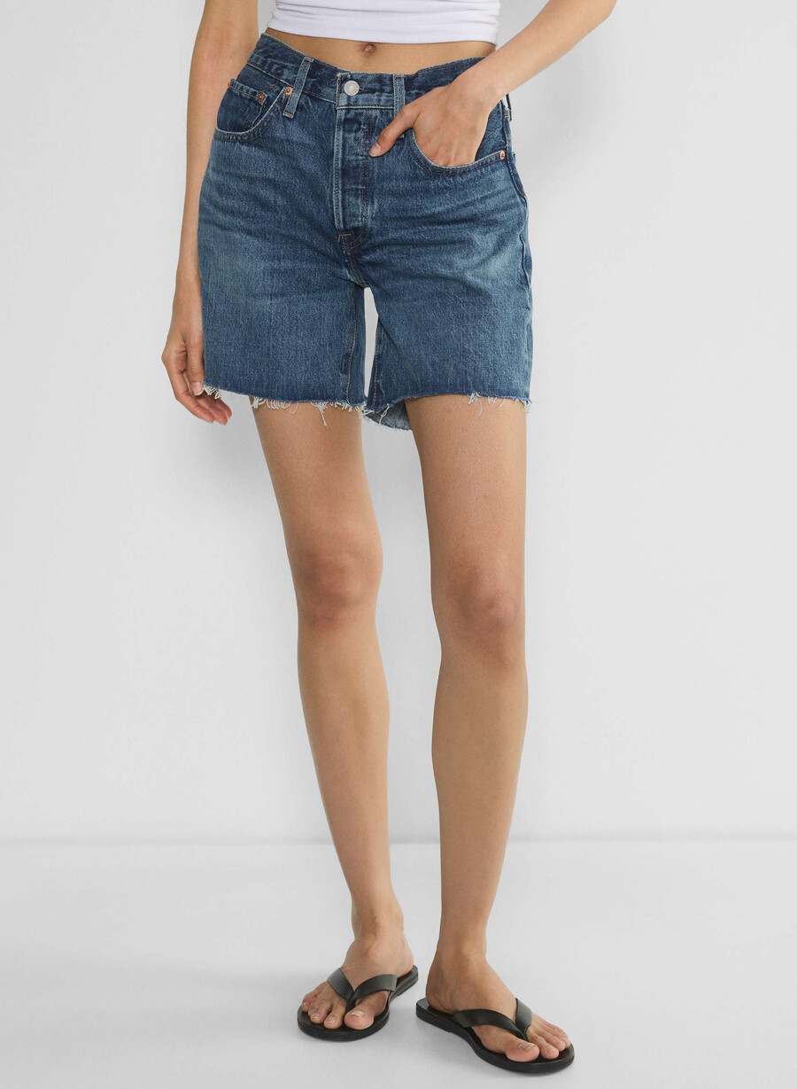 jeans corti levis 501 a metà coscia resignation