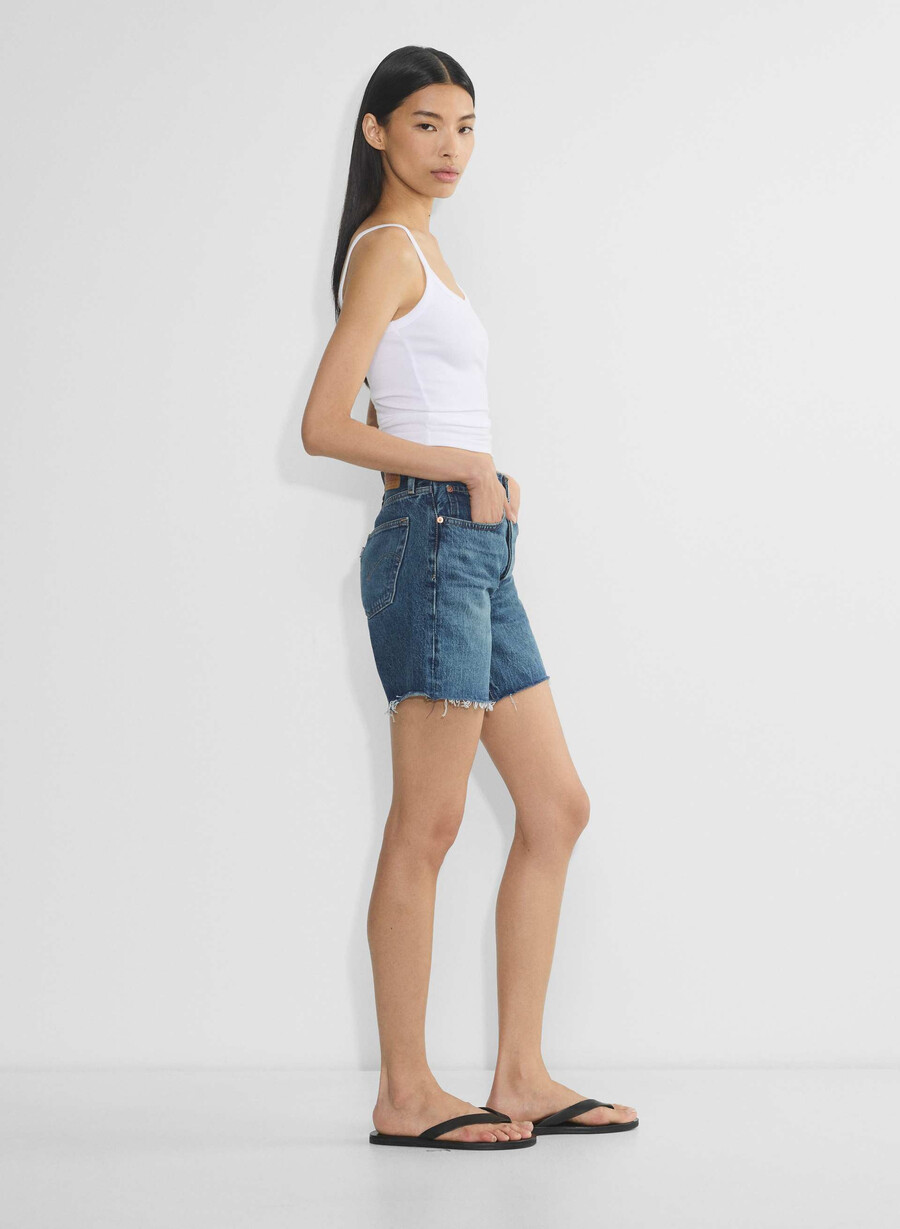 jeans corti levis 501 a metà coscia resignation