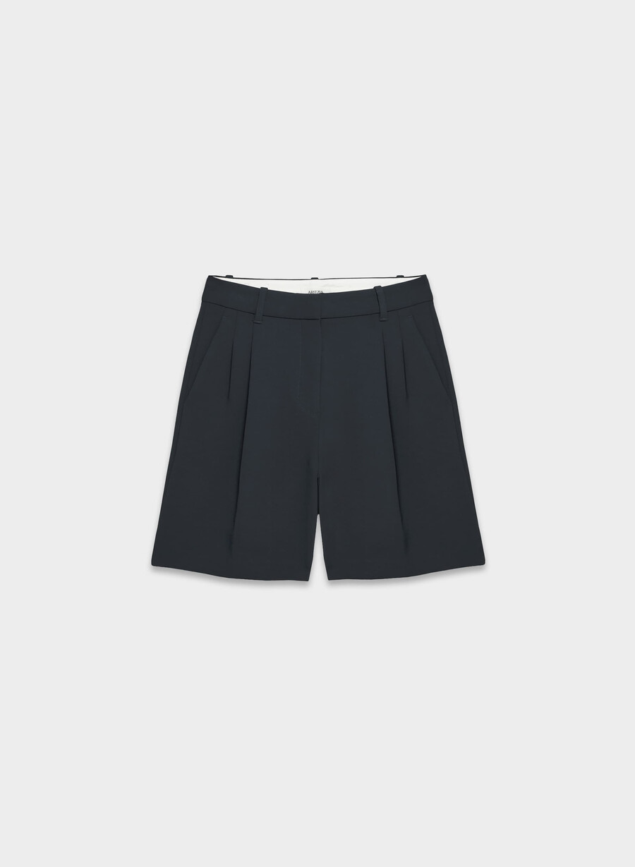 the effortless short long - crepette dark navy