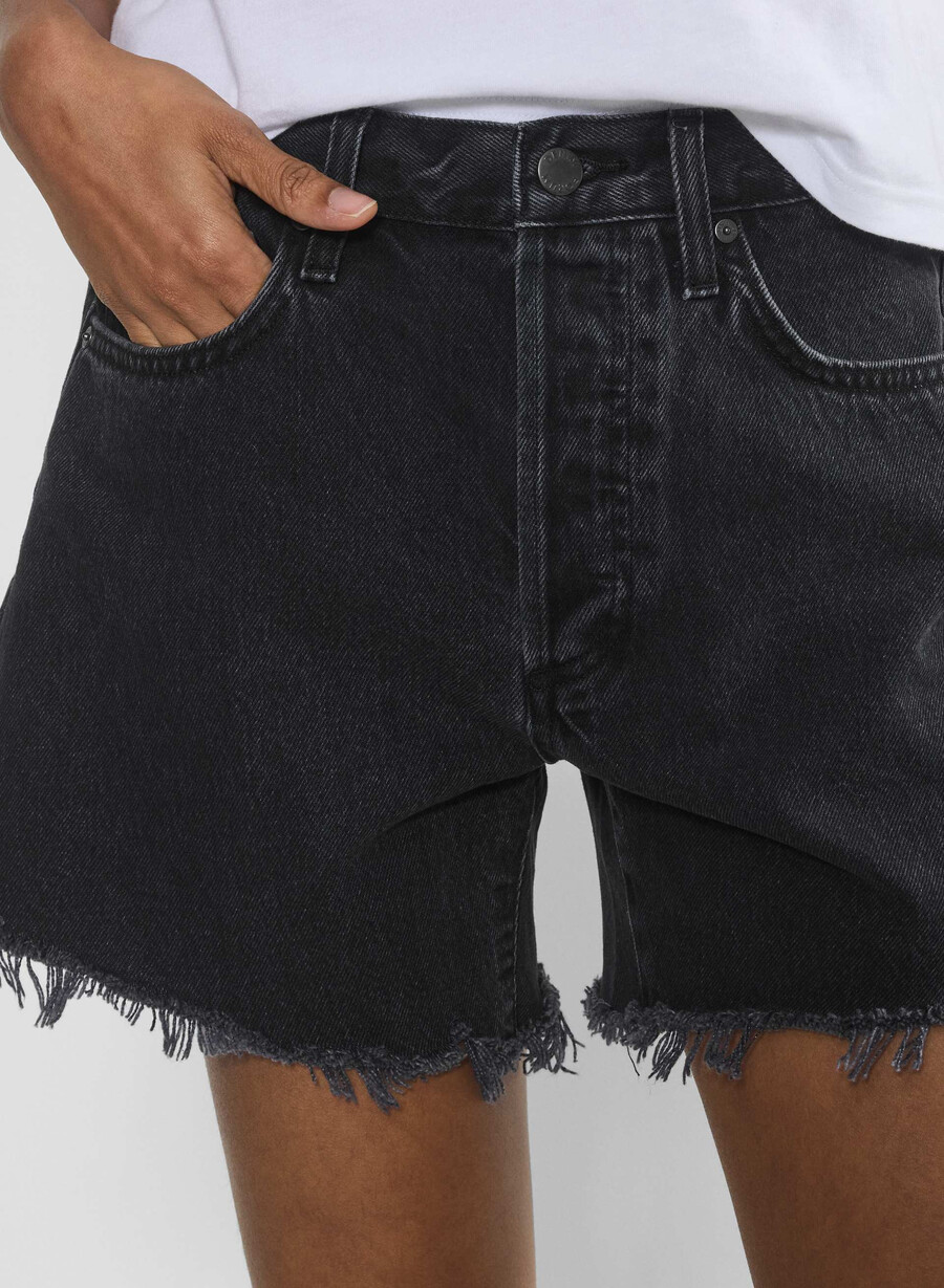 denim forum the ex boyfriend short a metà coscia eyeliner nero