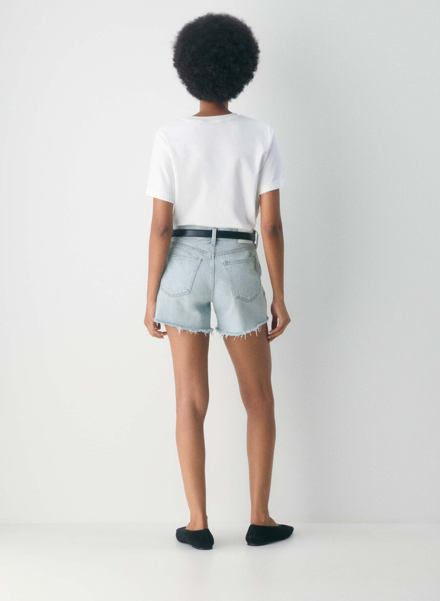 denim forum the ex boyfriend pantaloncini a metà coscia 15 anni brl thr blu
