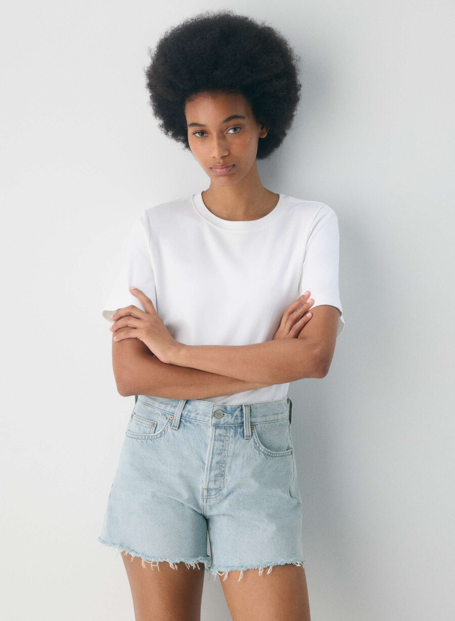 denim forum the ex boyfriend pantaloncini a metà coscia 15 anni brl thr blu