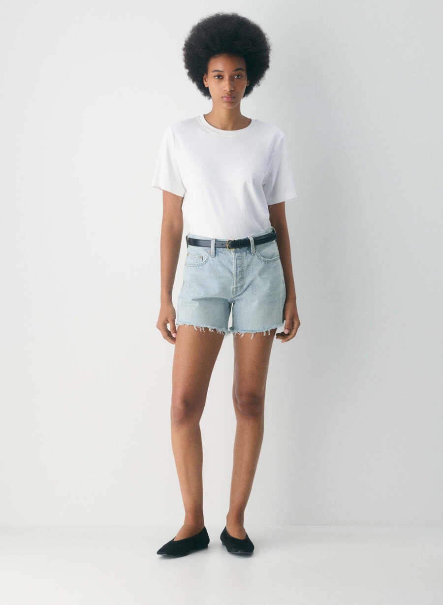 denim forum the ex boyfriend pantaloncini a metà coscia 15 anni brl thr blu