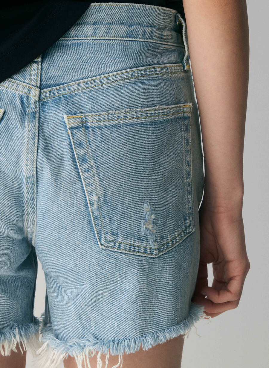 jeans corti lunghi agolde parker swapmeet blue