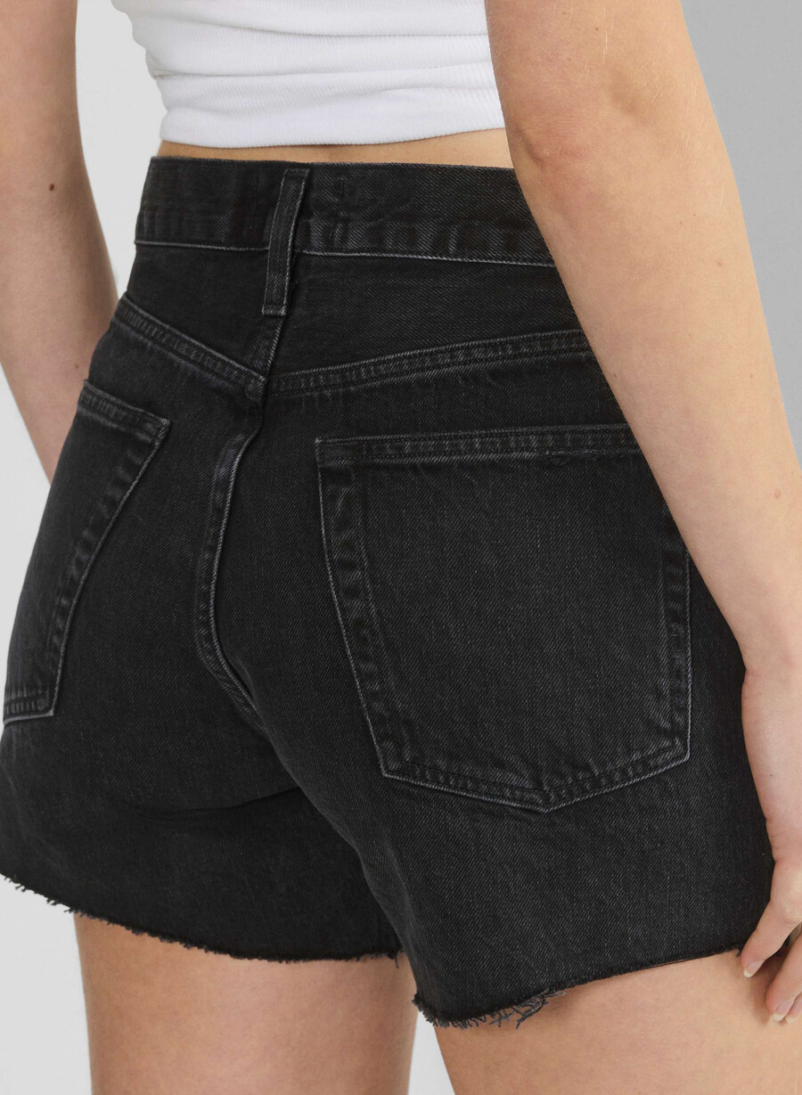 agolde parker jeans lunghi corti spavento