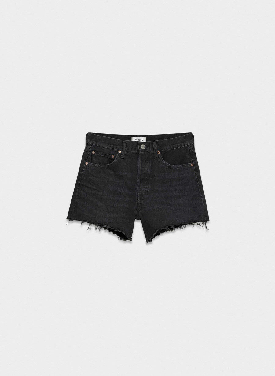 agolde parker jeans lunghi corti spavento