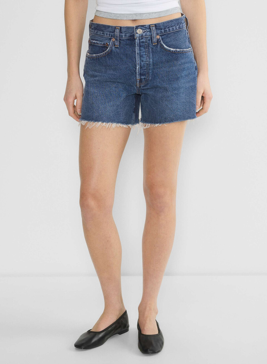 attenzione agolde parker long jean short