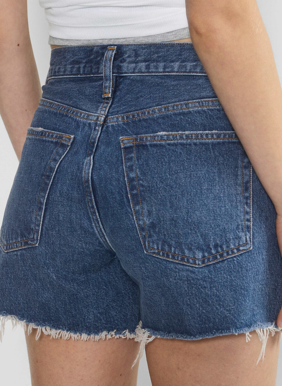 attenzione agolde parker long jean short