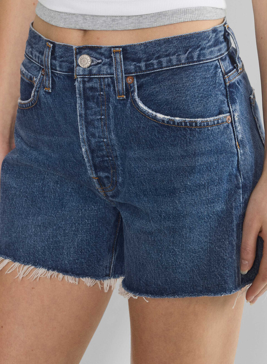 attenzione agolde parker long jean short