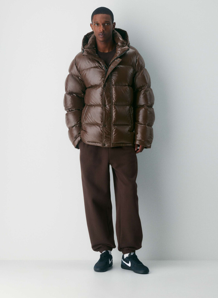 the super puff uomo - marrone mocha ricco hi-gloss