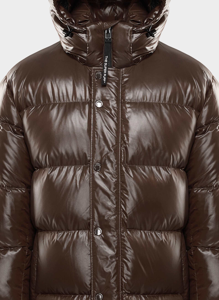 the super puff uomo - marrone mocha ricco hi-gloss