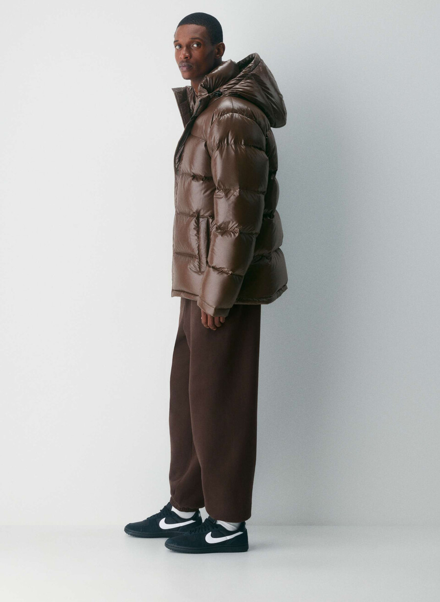the super puff uomo - marrone mocha ricco hi-gloss