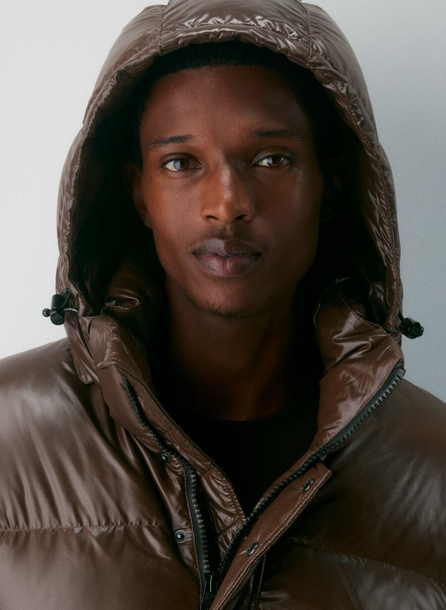 the super puff uomo - marrone mocha ricco hi-gloss