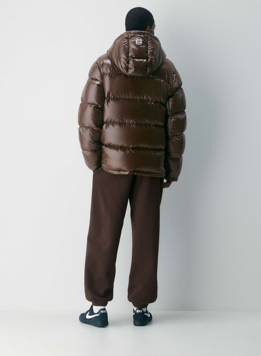 the super puff uomo - marrone mocha ricco hi-gloss