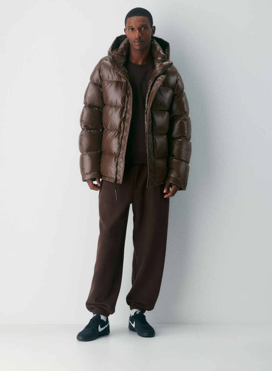 the super puff uomo - marrone mocha ricco hi-gloss