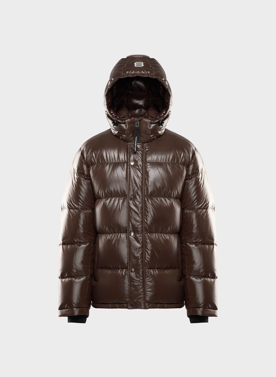 the super puff uomo - marrone mocha ricco hi-gloss