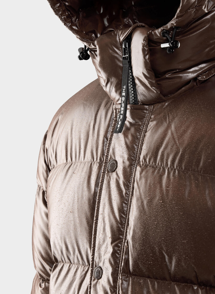 the super puff uomo - marrone mocha ricco hi-gloss