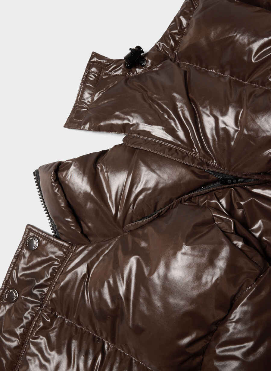 the super puff uomo - marrone mocha ricco hi-gloss