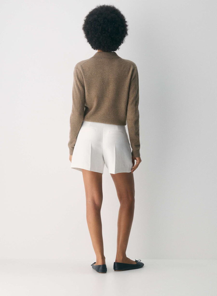 the effortless short mid-thigh - crepette light birch