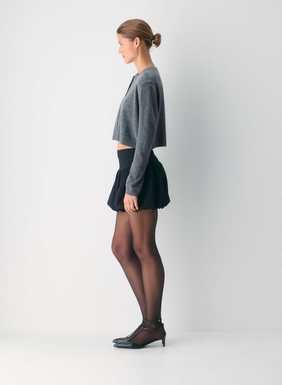 cardigan softspoke sicily grigio scuro melange