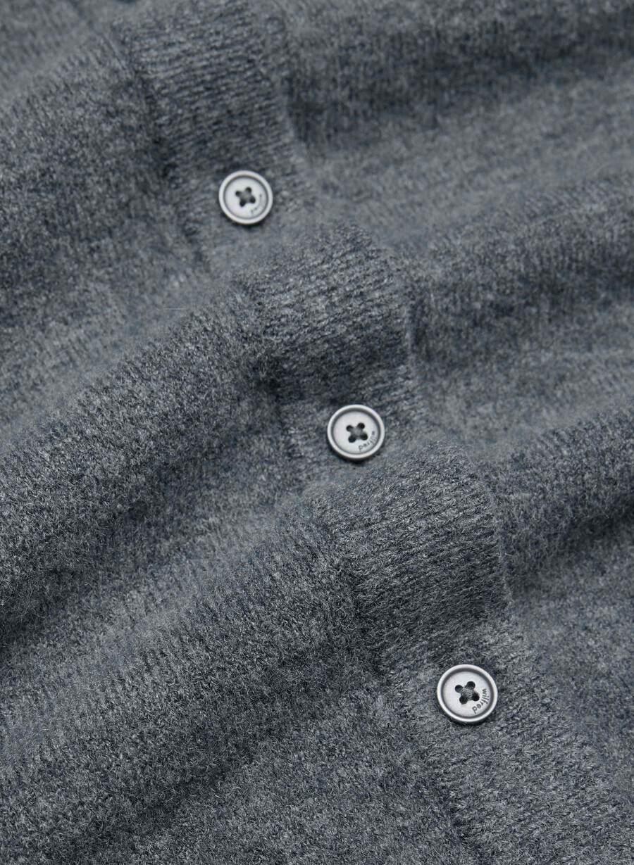 cardigan softspoke sicily grigio scuro melange