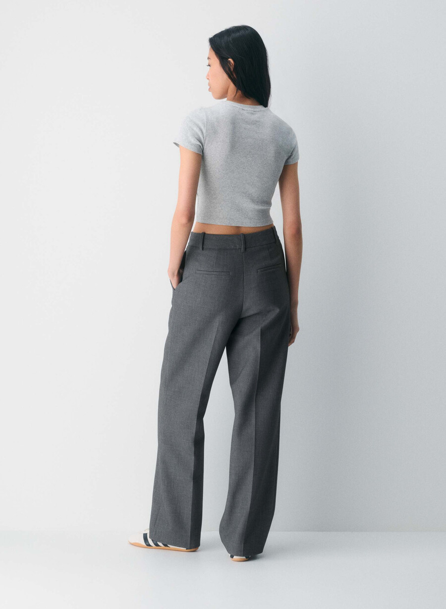 t-shirt homestretch rib tune waist heather chrome