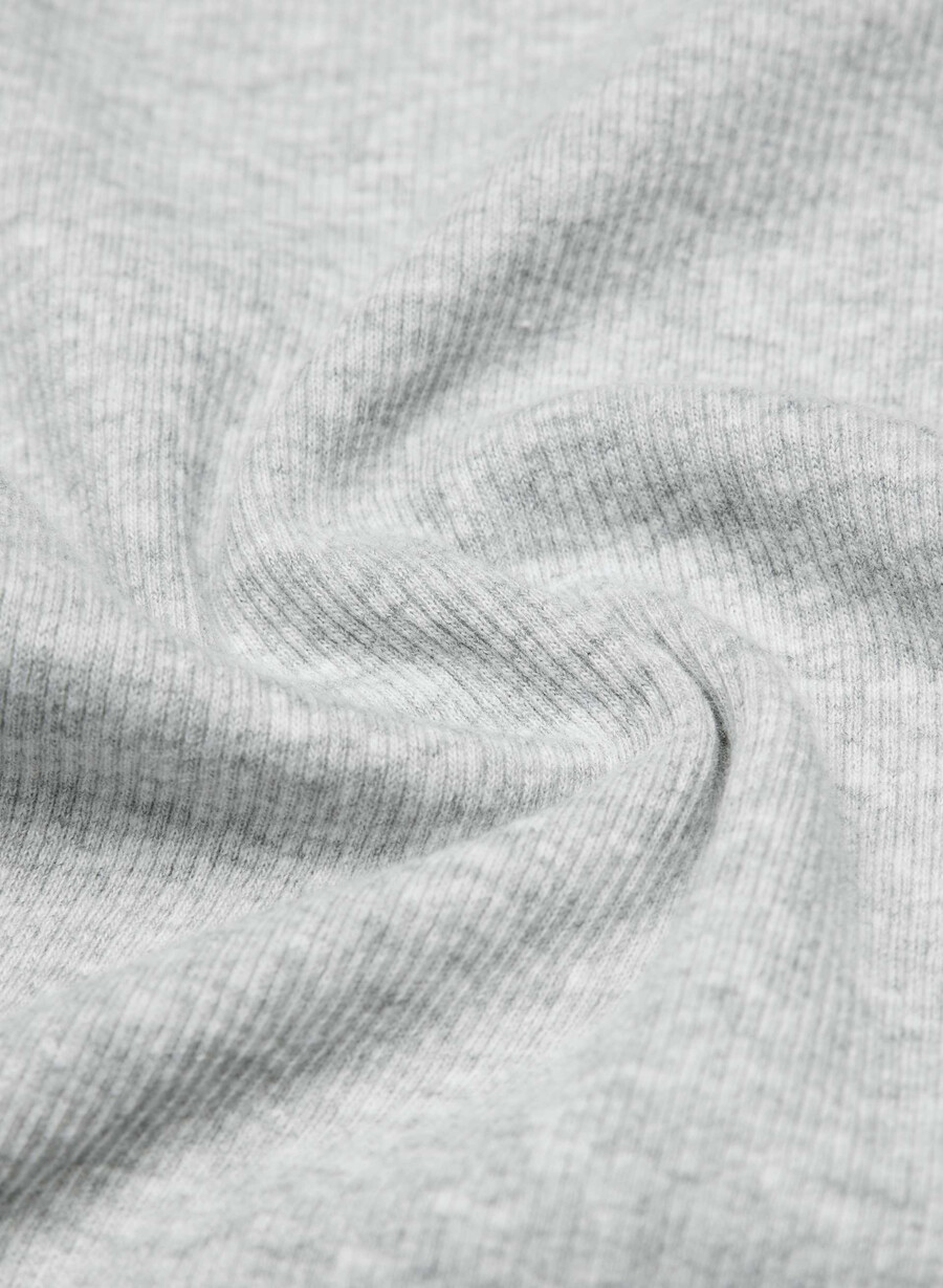 t-shirt homestretch rib tune waist heather chrome