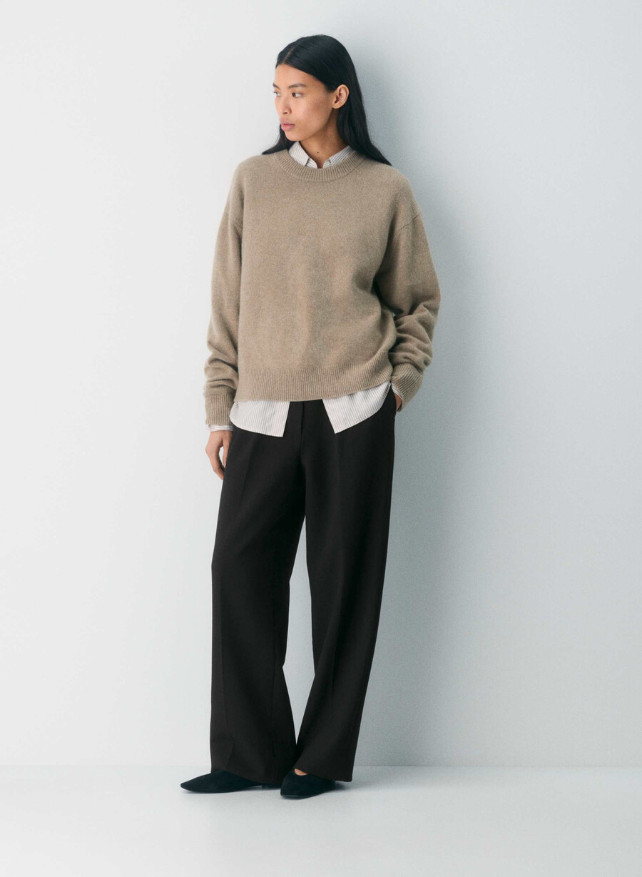 the effortless pant - ressential heather black