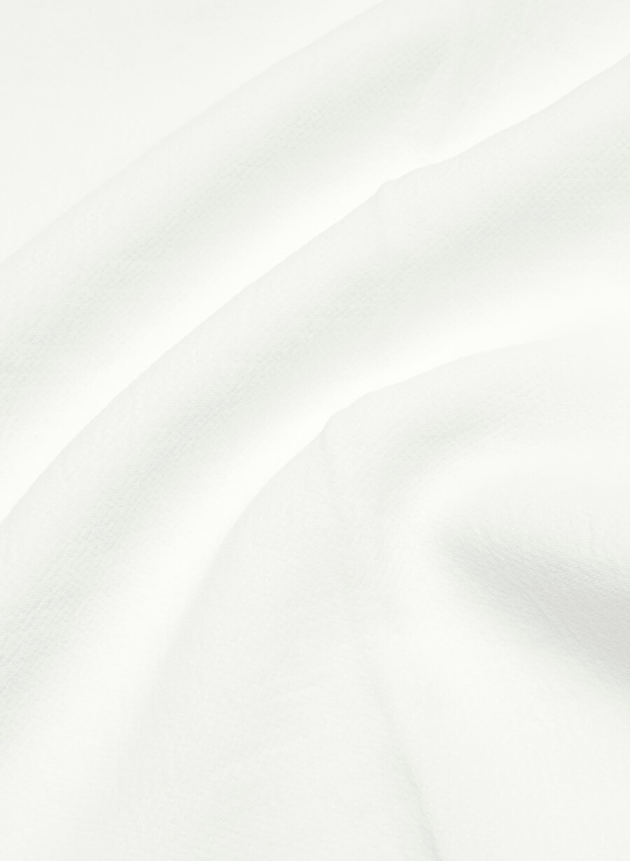 the effortless pant cropped - crepette bianco