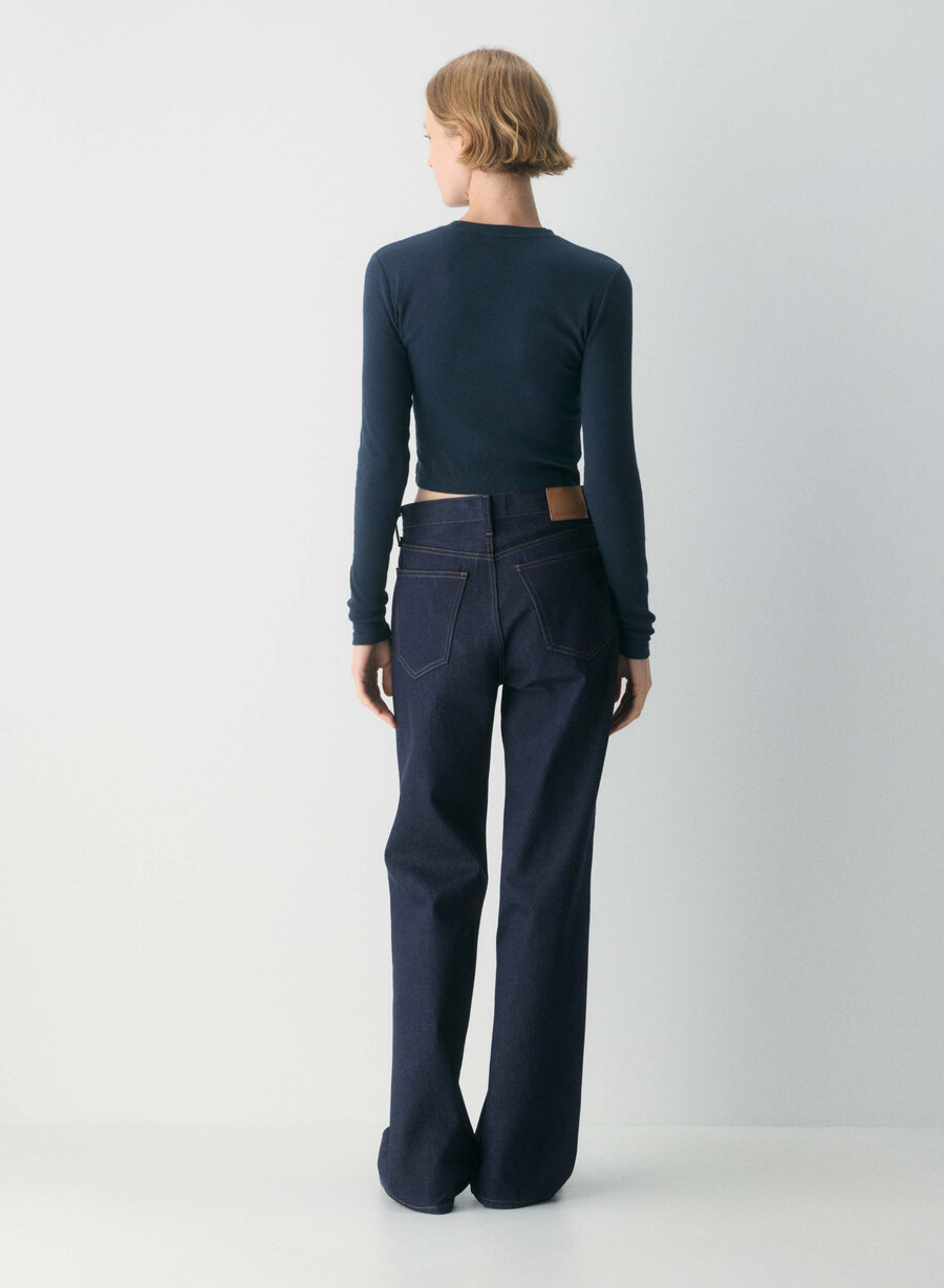 maglia a maniche lunghe homestretch rib crew waist admiral