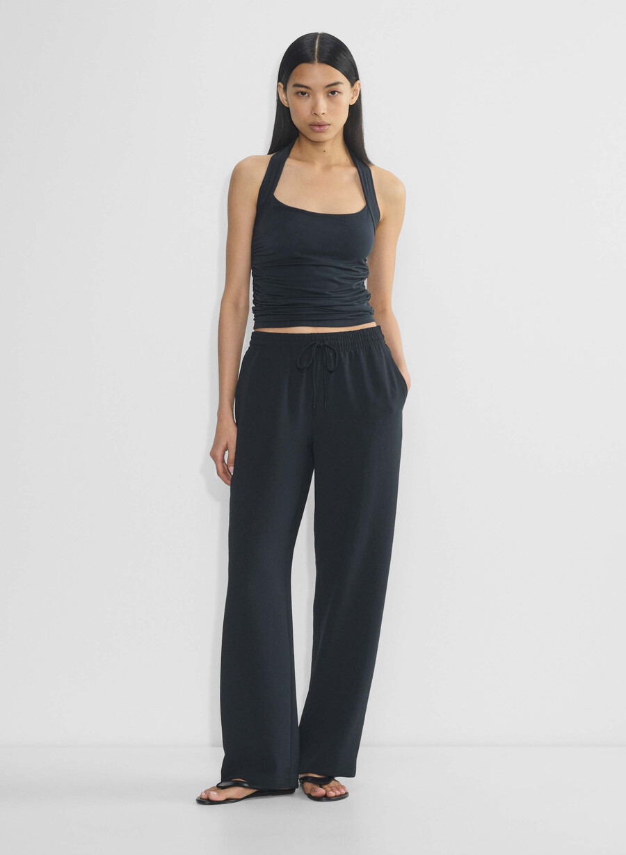 pantaloni thesis - crepette dark navy
