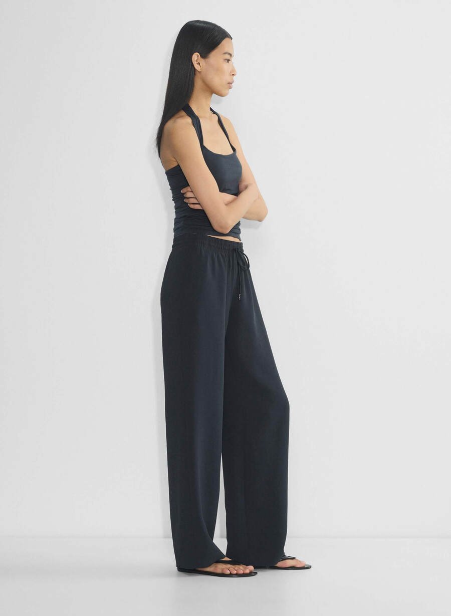pantaloni thesis - crepette dark navy