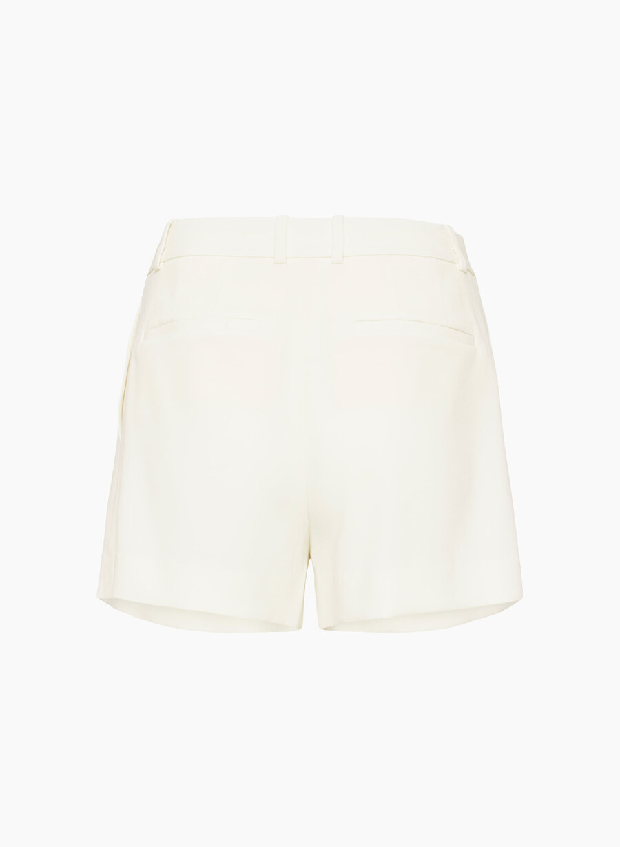 mini short plissettato betulla chiara