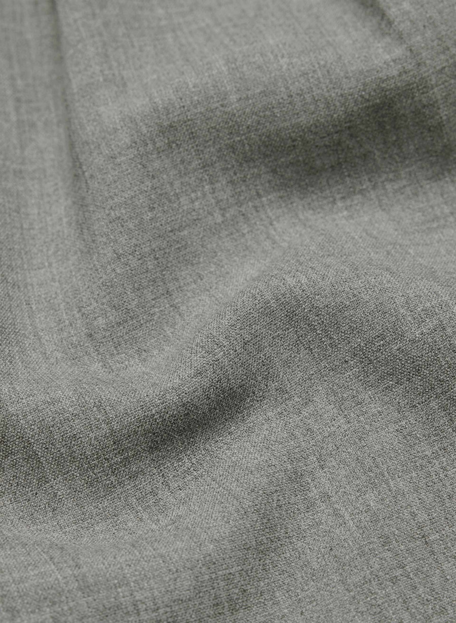 mini short plissettato - ressential heather dark grey