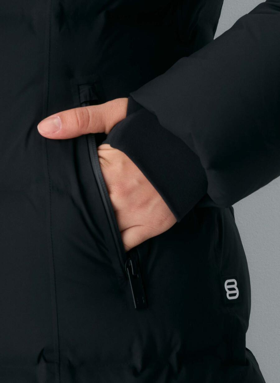 supersnug puff₂o long - rainstop nero