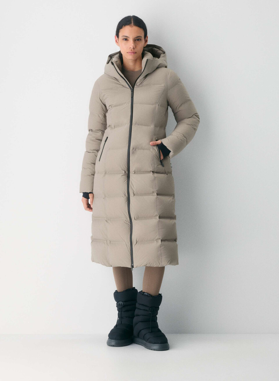 supersnug puff₂o long - rainstop taupe moderno