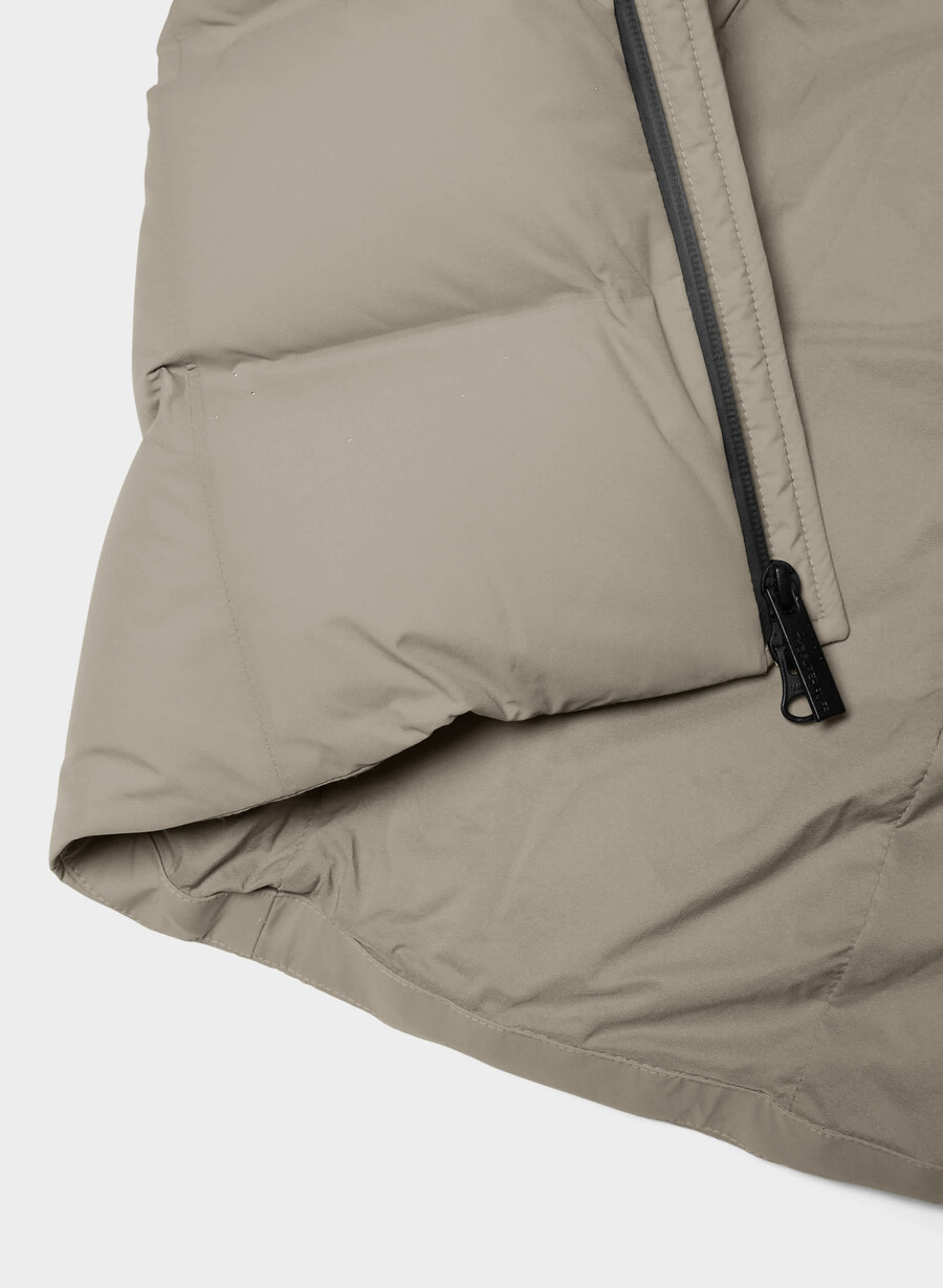 supersnug puff₂o long - rainstop taupe moderno
