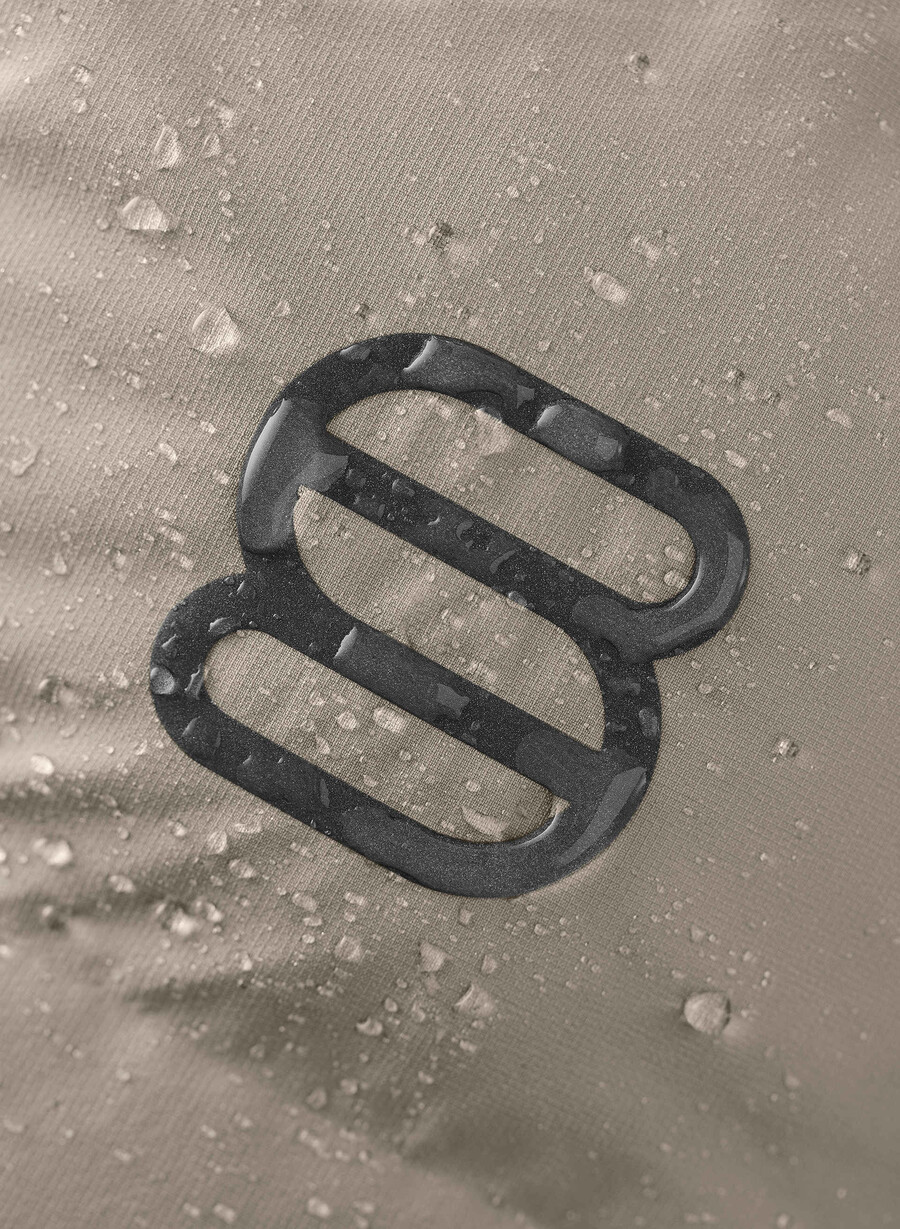 supersnug puff₂o long - rainstop taupe moderno