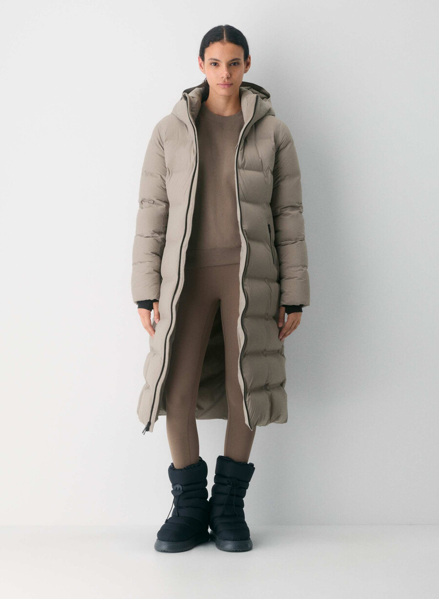 supersnug puff₂o long - rainstop taupe moderno