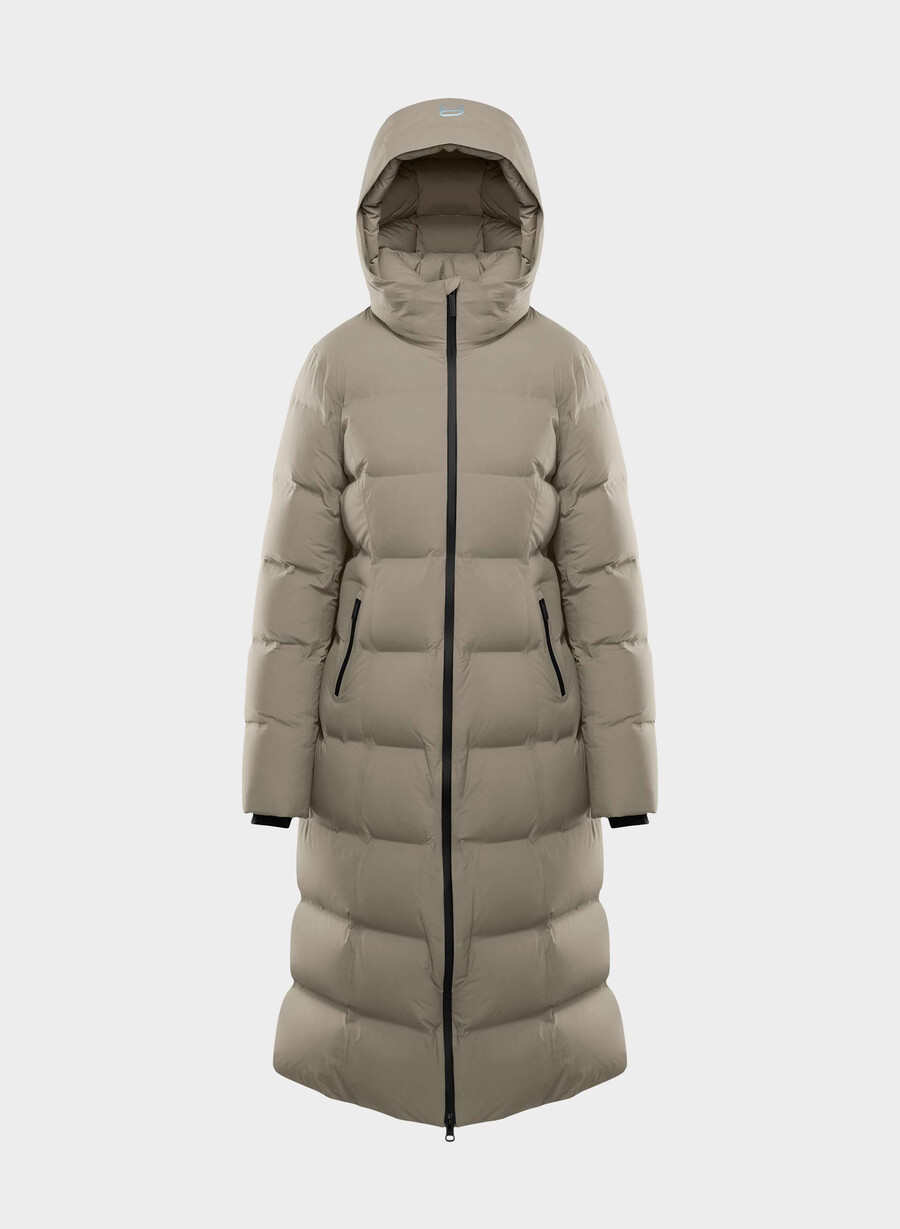 supersnug puff₂o long - rainstop taupe moderno