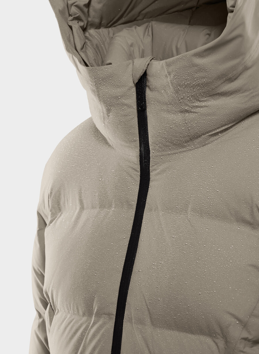 supersnug puff₂o long - rainstop taupe moderno
